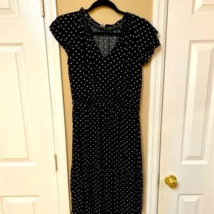 Maxi polka dot dress size medium